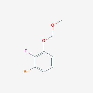 molecular formula C8H8BrFO2 B8027001 1-Bromo-2-fluoro-3-(methoxymethoxy)benzene 