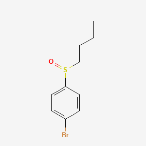 molecular formula C10H13BrOS B8027024 1-Bromo-4-(butane-1-sulfinyl)benzene 
