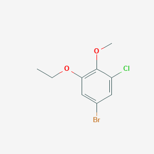 5-Bromo-1-chloro-3-ethoxy-2-methoxybenzene