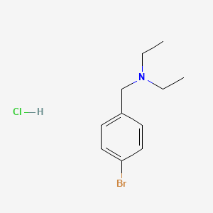 molecular formula C11H17BrClN B8027111 [(4-Bromophenyl)methyl]diethylamine hydrochloride 