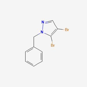 molecular formula C10H8Br2N2 B8027163 1-benzyl-4,5-dibromo-1H-pyrazole 