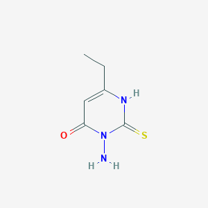 3-Amino-6-ethyl-2-thioxo-2,3-dihydro-1H-pyrimidin-4-one