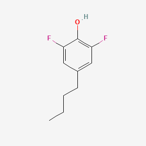 molecular formula C10H12F2O B8027349 4-Butyl-2,6-difluorophenol 