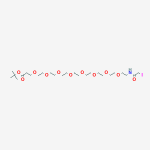 molecular formula C25H48INO11 B8027570 Iodoacetamido-PEG8-t-butyl ester 