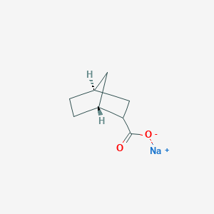 molecular formula C8H11NaO2 B8027592 sodium;(1R,4S)-bicyclo[2.2.1]heptane-2-carboxylate 