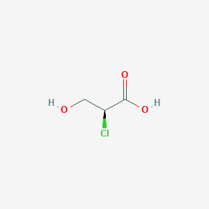 molecular formula C3H5ClO3 B8027603 (s)-2-Chloro-3-hydroxypropanoic acid 