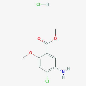 5-Amino-4-chloro-2-methoxy-benzoic acid methyl ester hydrochloride