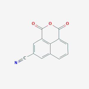 molecular formula C13H5NO3 B8027793 1,3-Dioxo-1,3-dihydrobenzo[de]isochromene-5-carbonitrile CAS No. 929519-94-8