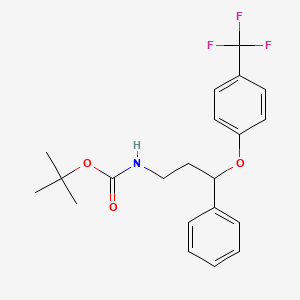 tert-Butyl 3-(4-(trifluoromethyl)phenoxy)-3-phenylpropylcarbamate