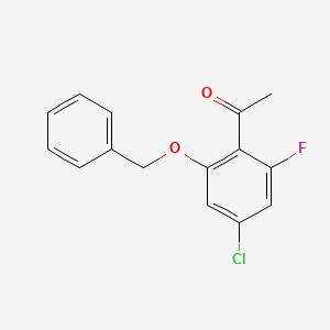 1-(2-(Benzyloxy)-4-chloro-6-fluorophenyl)ethanone
