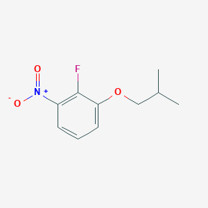 molecular formula C10H12FNO3 B8027977 2-Fluoro-1-(2-methylpropoxy)-3-nitrobenzene 