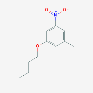 molecular formula C11H15NO3 B8027991 1-Butoxy-3-methyl-5-nitrobenzene 