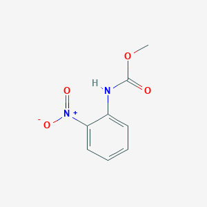 molecular formula C8H8N2O4 B080280 Carbamic acid, (2-nitrophenyl)-, methyl ester CAS No. 13725-30-9