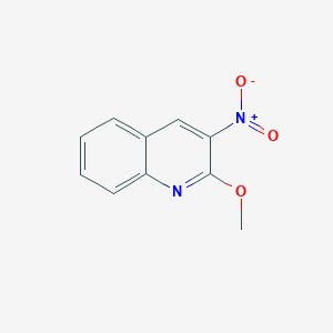 molecular formula C10H8N2O3 B8028050 2-Methoxy-3-nitroquinoline 