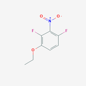 molecular formula C8H7F2NO3 B8028096 1-Ethoxy-2,4-difluoro-3-nitrobenzene 