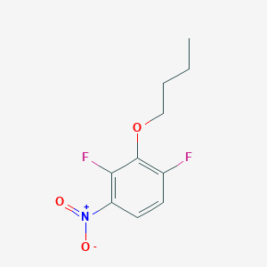 molecular formula C10H11F2NO3 B8028116 2-Butoxy-1,3-difluoro-4-nitrobenzene CAS No. 1881321-99-8