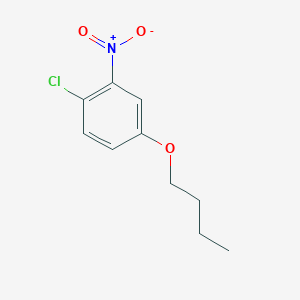 molecular formula C10H12ClNO3 B8028157 4-Butoxy-1-chloro-2-nitrobenzene 