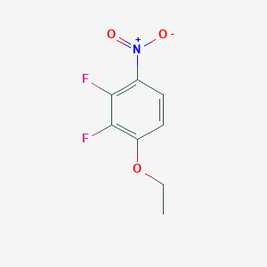 molecular formula C8H7F2NO3 B8028185 1-Ethoxy-2,3-difluoro-4-nitrobenzene 