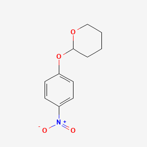 molecular formula C11H13NO4 B8028255 2H-Pyran, tetrahydro-2-(4-nitrophenoxy)- CAS No. 20443-91-8