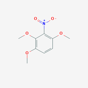 molecular formula C9H11NO5 B8028276 1,2,4-Trimethoxy-3-nitrobenzene 