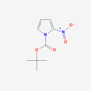 molecular formula C9H12N2O4 B8028337 叔丁基-2-硝基-1H-吡咯-1-羧酸酯 