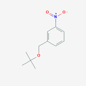 molecular formula C11H15NO3 B8028349 1-[(Tert-butoxy)methyl]-3-nitrobenzene 