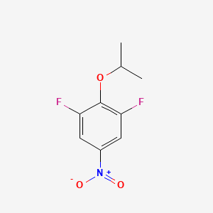 1,3-Difluoro-5-nitro-2-(propan-2-yloxy)benzene