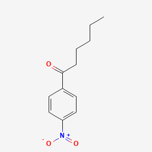 molecular formula C12H15NO3 B8028377 1-(4-Nitrophenyl)hexan-1-one 