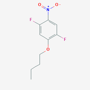 molecular formula C10H11F2NO3 B8028469 1-Butoxy-2,5-difluoro-4-nitrobenzene CAS No. 1881288-17-0