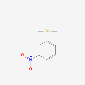 molecular formula C9H13NO2Si B8028486 3-Nitro-1-(trimethylsilyl)benzol 