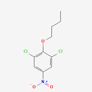 molecular formula C10H11Cl2NO3 B8028542 2-Butoxy-1,3-dichloro-5-nitrobenzene 