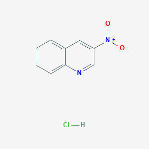 molecular formula C9H7ClN2O2 B8028583 3-Nitroquinoline hydrochloride 