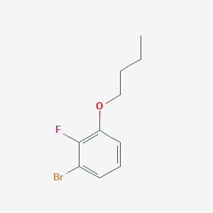 molecular formula C10H12BrFO B8028863 1-Bromo-3-butoxy-2-fluorobenzene 