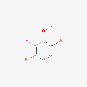 molecular formula C7H5Br2FO B8028887 1,4-Dibromo-2-fluoro-3-methoxybenzene CAS No. 919355-44-5