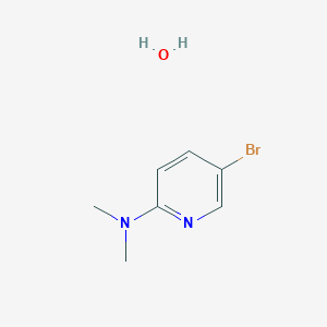 molecular formula C7H11BrN2O B8028888 5-Bromo-N,N-dimethylpyridin-2-amine hydrate 