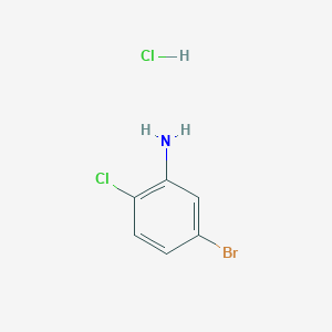 molecular formula C6H6BrCl2N B8028952 5-Bromo-2-chloroaniline hydrochloride CAS No. 15327-48-7