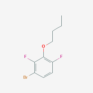 molecular formula C10H11BrF2O B8028969 1-Bromo-3-butoxy-2,4-difluorobenzene 