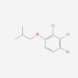 molecular formula C10H11BrCl2O B8028994 1-Bromo-2,3-dichloro-4-(2-methylpropoxy)benzene CAS No. 1881329-96-9