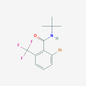 2-Bromo-N-tert-butyl-6-(trifluoromethyl)benzamide