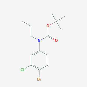 Tert-butyl N-(4-bromo-3-chlorophenyl)-N-propylcarbamate