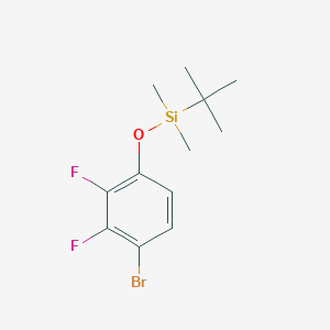 molecular formula C12H17BrF2OSi B8029197 4-Bromo-2,3-difluorophenoxy(tert-butyl)dimethylsilane 