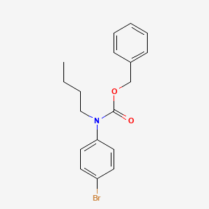 molecular formula C18H20BrNO2 B8029203 Benzyl N-(4-bromophenyl)-N-butylcarbamate 