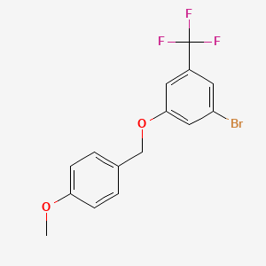 1-Bromo-3-[(4-methoxyphenyl)methoxy]-5-(trifluoromethyl)benzene