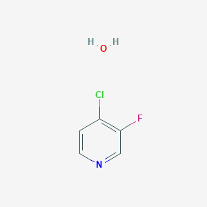 molecular formula C5H5ClFNO B8029259 4-Chloro-3-fluoropyridine hydrate 