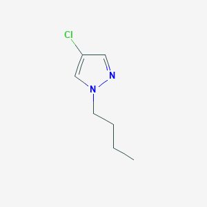 molecular formula C7H11ClN2 B8029261 1-丁基-4-氯-1H-吡唑 