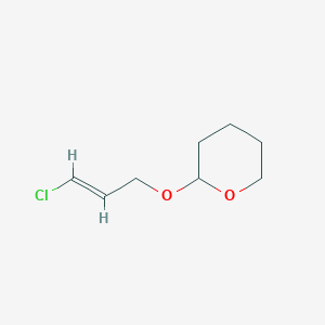 2-{[(2E)-3-Chloroprop-2-EN-1-YL]oxy}oxane