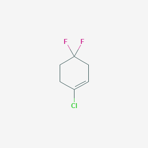 molecular formula C6H7ClF2 B8029281 1-Chloro-4,4-difluorocyclohex-1-ene 