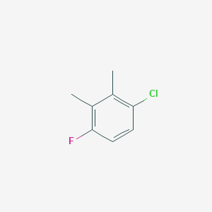 molecular formula C8H8ClF B8029316 1-Chloro-4-fluoro-2,3-dimethylbenzene 
