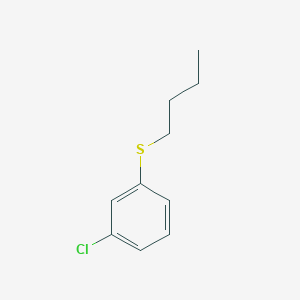 molecular formula C10H13ClS B8029336 1-(Butylsulfanyl)-3-chlorobenzene 