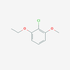 molecular formula C9H11ClO2 B8029345 2-Chloro-1-ethoxy-3-methoxybenzene 